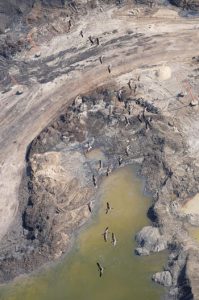 Aerial photographs depict Beautiful Destruction in North Alberta